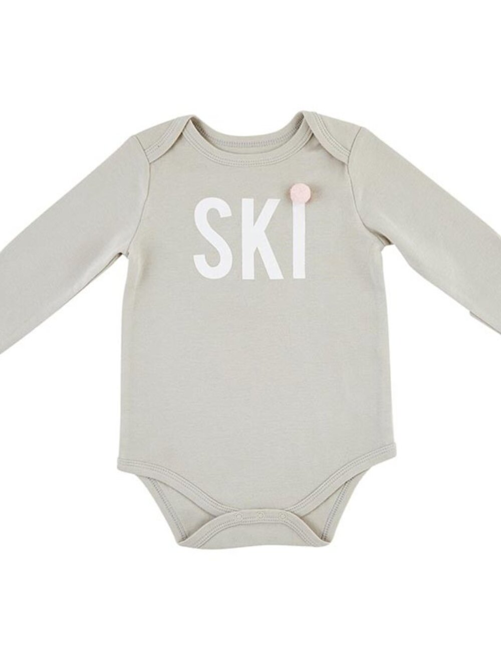 Stephan Baby:  Baby Girl Long Sleeve Bodysuit "Ski" Size 6-12 Month NEW